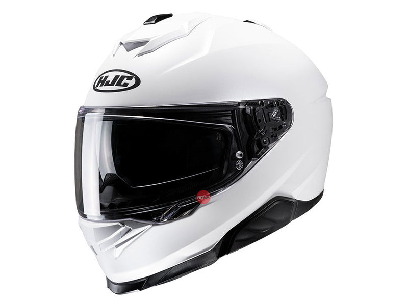 HJC i71 Semi Flat Pearl White Road Helmet Size Medium 58cm