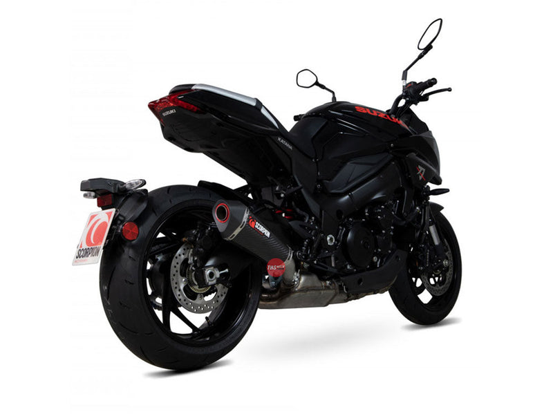 Scorpion Suzuki Katana 2019-22 Half System Serket Taper Carbon Fib