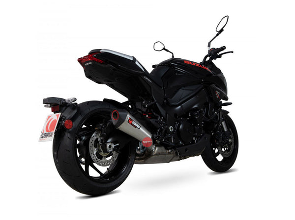 Scorpion Suzuki Katana 2019-22 Half System Serket Taper Stainless