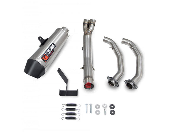 Scorpion Z650 21- Serket taper Full System S/Steel