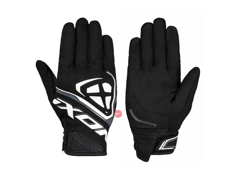 Ixon Hurricane Black White Road Gloves Size Medium