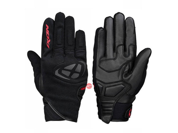 Ixon Mig Black Red Road Gloves Size Medium