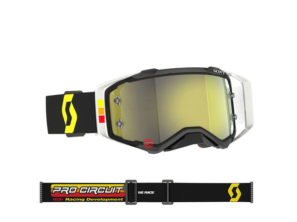 Scott Prospect Goggle Pro Circuit Black/White Yell Chrome Works