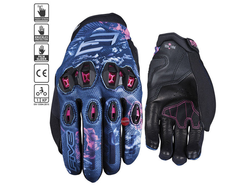 Five 06/S Stunt EVO 2 Woman Flowers Pink/Purple Glove FIVE