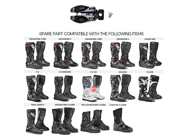 Sidi MX Buckle black CF2/CF3 CANYON 110 RSTLEVE