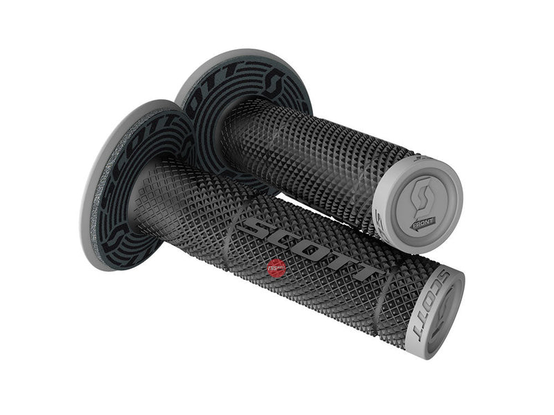 Scott Grips SXII Black/Gry w/donut double density