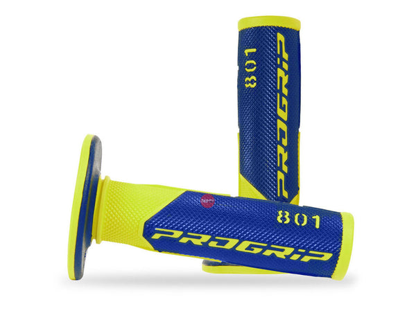 ProGrip Gel MX Grips 115mm Blue/Fluro Yellow Progrip