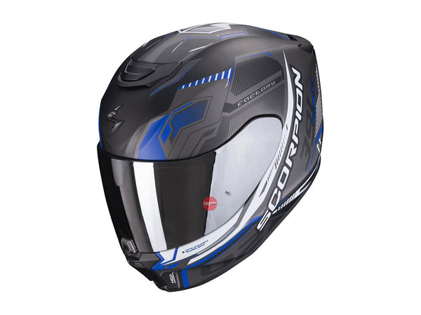 Scorpion EXO-391 Haut Matte Black/Blue Road Helmet Size XL 62cm