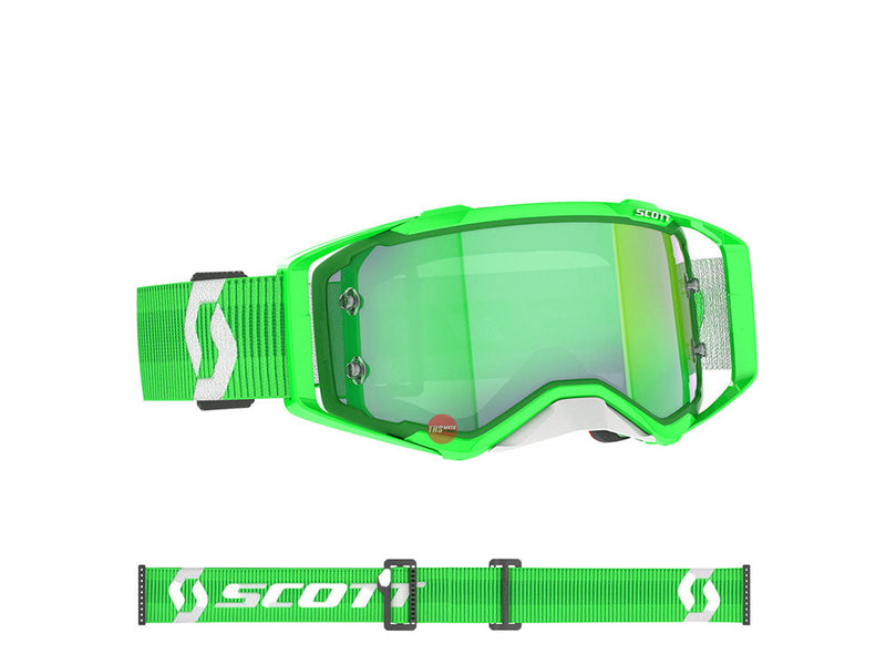 Scott Prospect Goggle Green/White Green Chrome Works Lens