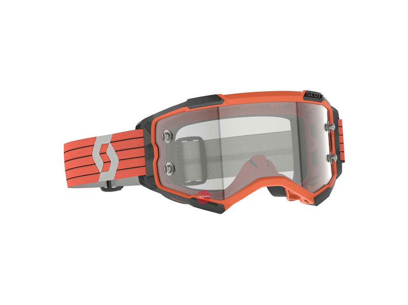 Scott Fury Goggle Clear Orange/Grey Works