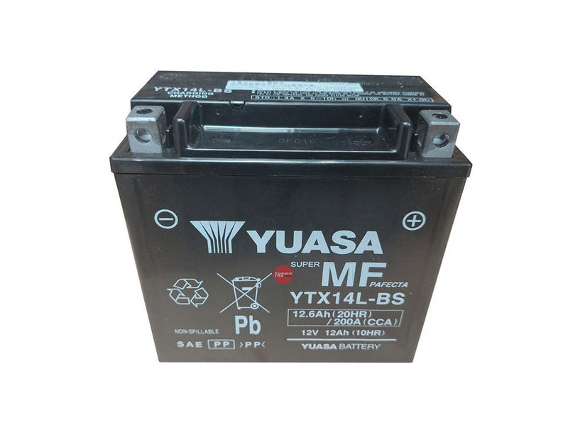 Yuasa YTX14L-BS Non-DG Factory Sealed Battery