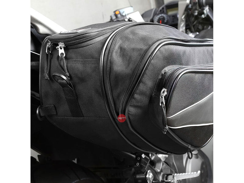 MotoDry M/DRY ZXS-1 SLANT/EXPANDABLE SADDLEBAGS BLACK