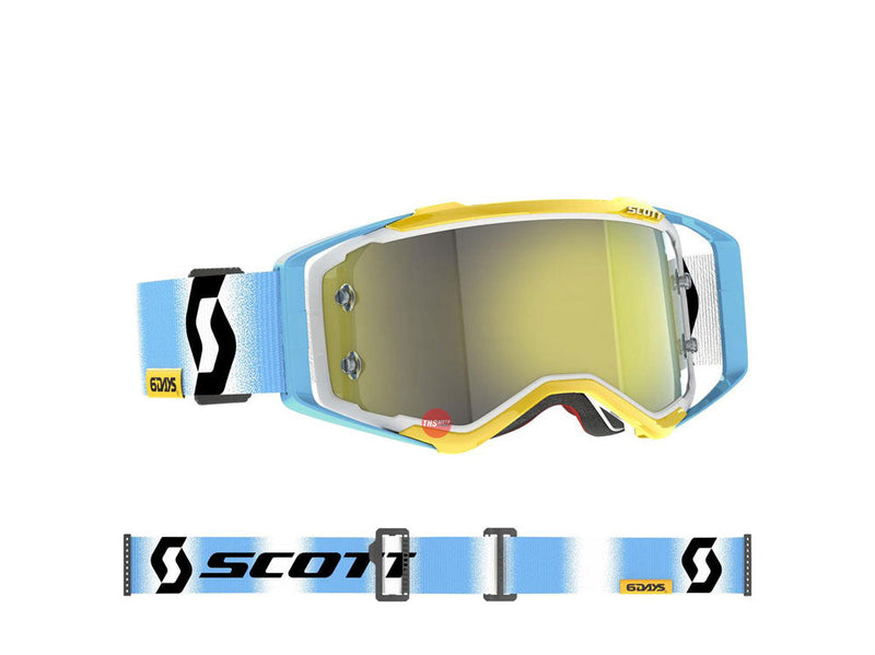 Scott Prospect Goggle 6 Days ARG White/Blue Yel Chrome Works