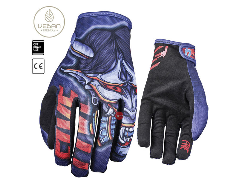 Five 11/XL MXF4 Demon Midnight/Red Glove Off Road FIVE