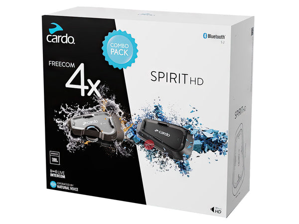 Cardo FREECOM 4X & SPIRIT HD Bundle