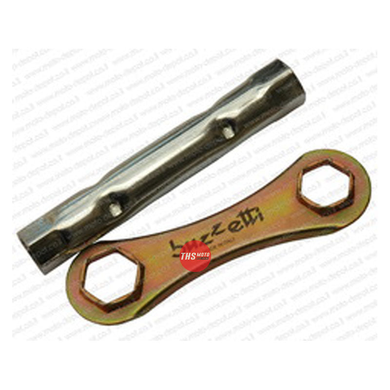 Buzzetti Plug Spanner With Rubber 16-18mm X 140 Long