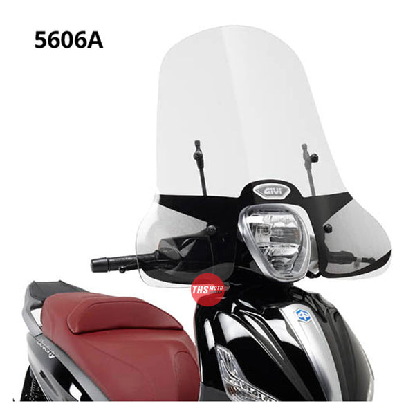 Givi Screen Piaggio Beverly 125-300Ie '10-20/350St '12-18 (Need A5606A)