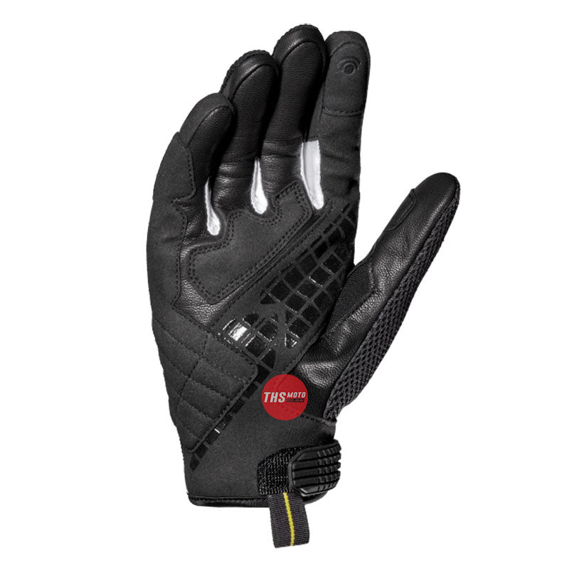 Spidi Gloves G-Carbon Leather Short Black/White Large