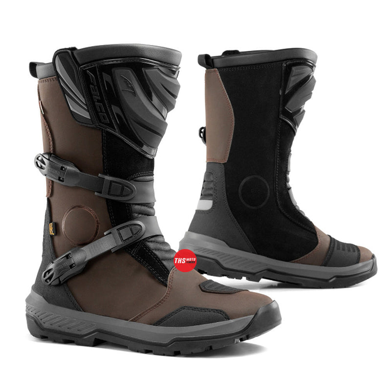 Falco Mixto 5 ADV Adventure Motorcycle Boots Brown Size 44 EU