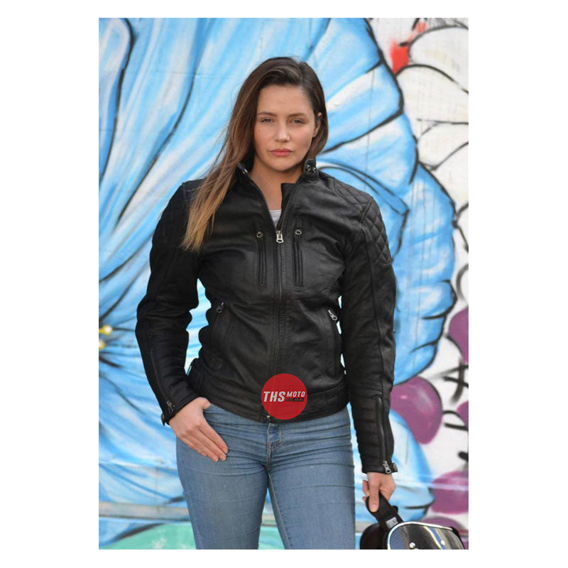 Merlin Mia Heritage Leather Jacket Ladies Black 10