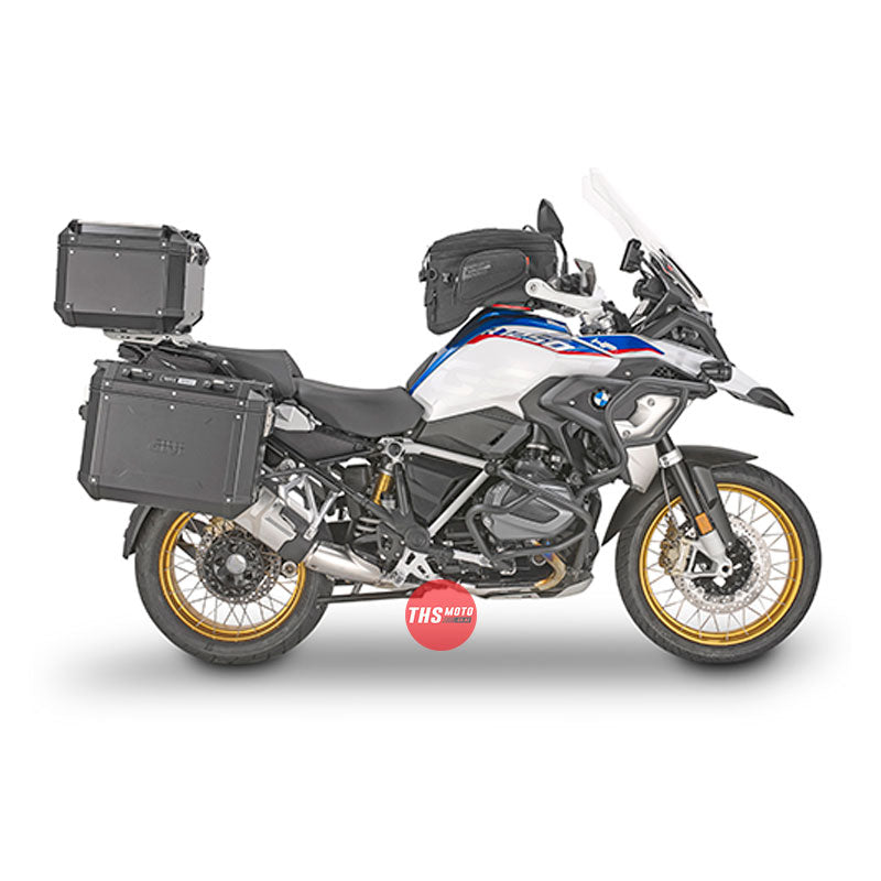 Givi Cam-Side Pannier Right 48Lt New Outback Alu Silver -Special