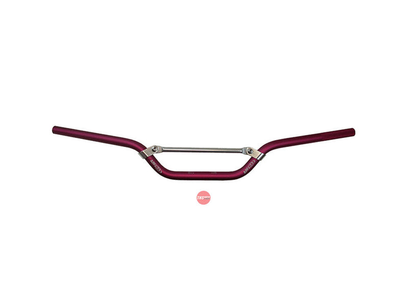 Artrax 22.2mm Alloy Handlebars CR High AL6061 red