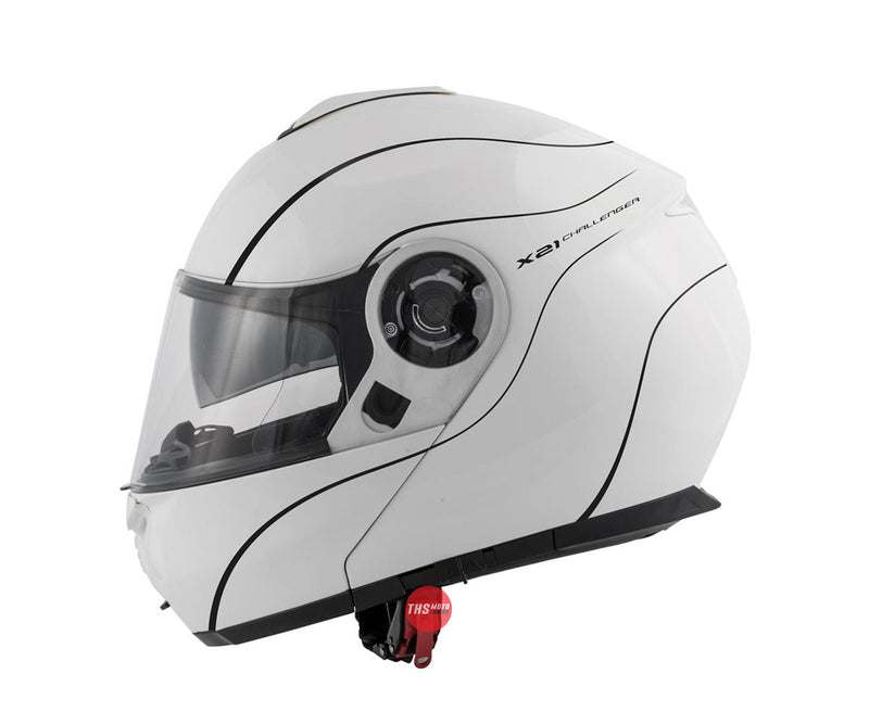 Givi X21 Challenger Flip Front Helmet Graphic White 56/Small