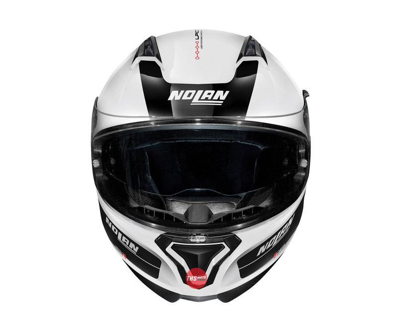 Nolan Helmet N87 Plus Distinctive Metal White/Black X-Small