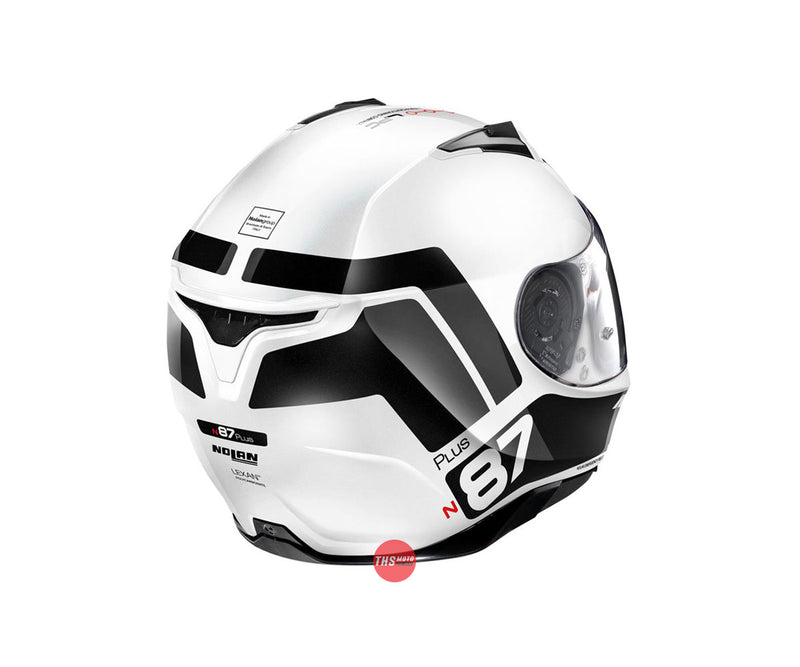 Nolan Helmet N87 Plus Distinctive Metal White/Black X-Small