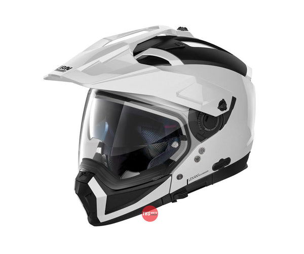 Nolan Helmet N70-2X Classic N-Com Metal White Xs