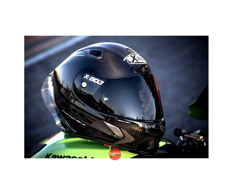 Nolan Helmet X803Rs Ultra Carbon Hot Lap Carbon/Grey XXL