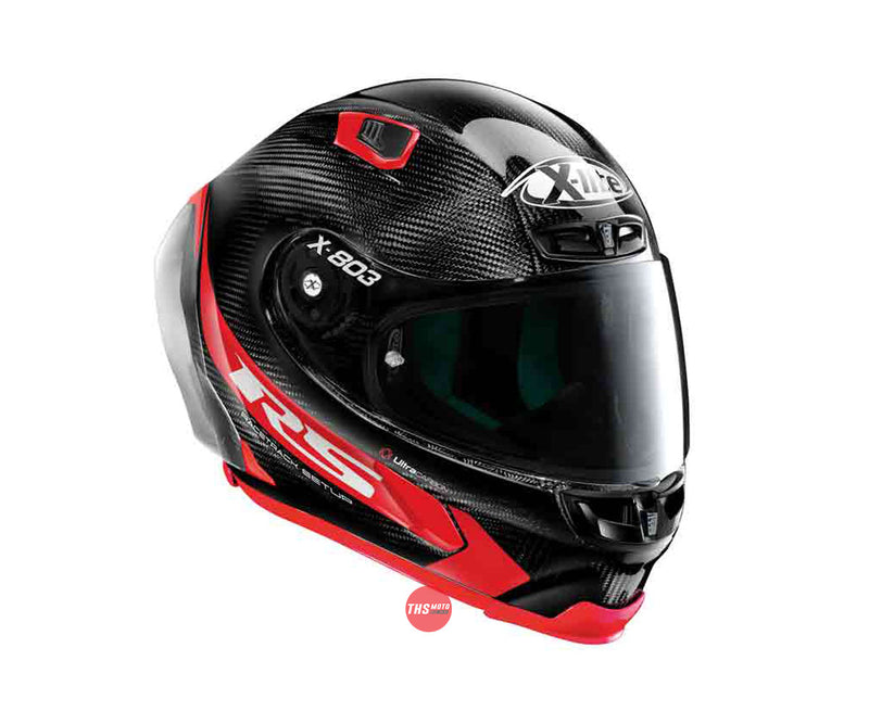 Nolan Helmet X803Rs Ultra Carbon Hot Lap Carbon/Red XXL