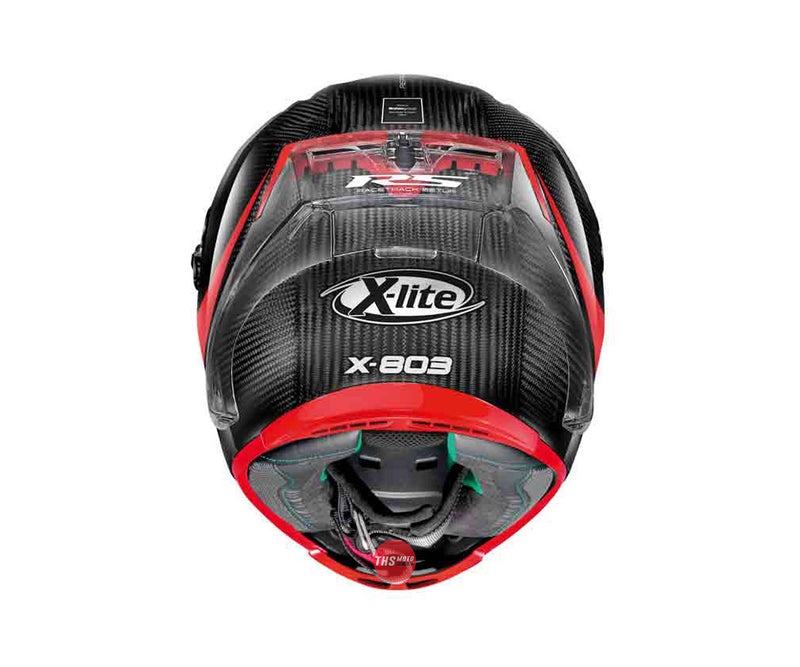 Nolan Helmet X803Rs Ultra Carbon Hot Lap Carbon/Red XXL