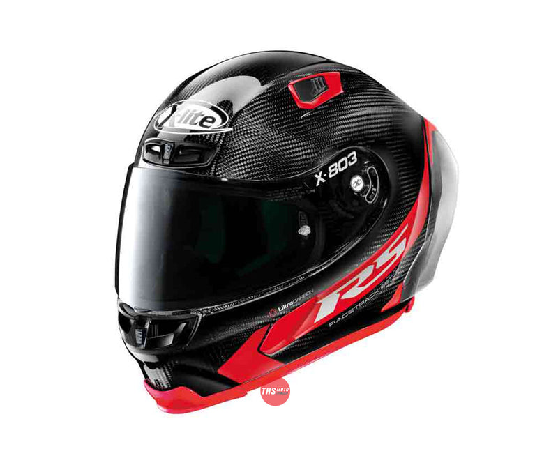 Nolan Helmet X803Rs Ultra Carbon Hot Lap Carbon/Red XXL