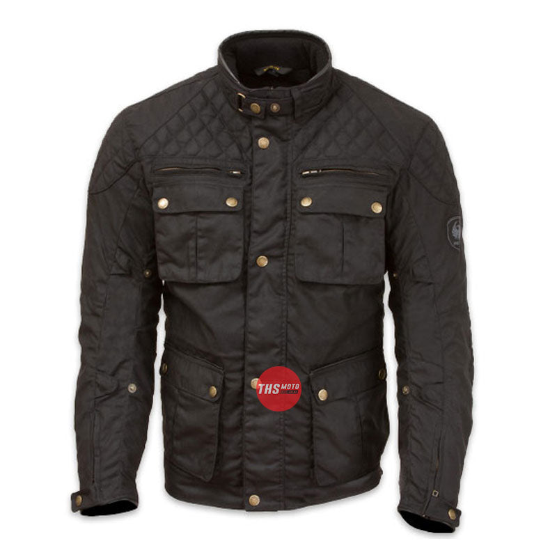 Merlin Edale Wax Cotton Jacket Black Large