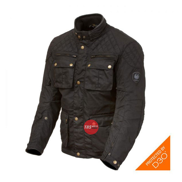 Merlin Edale Wax Cotton Jacket Black Medium