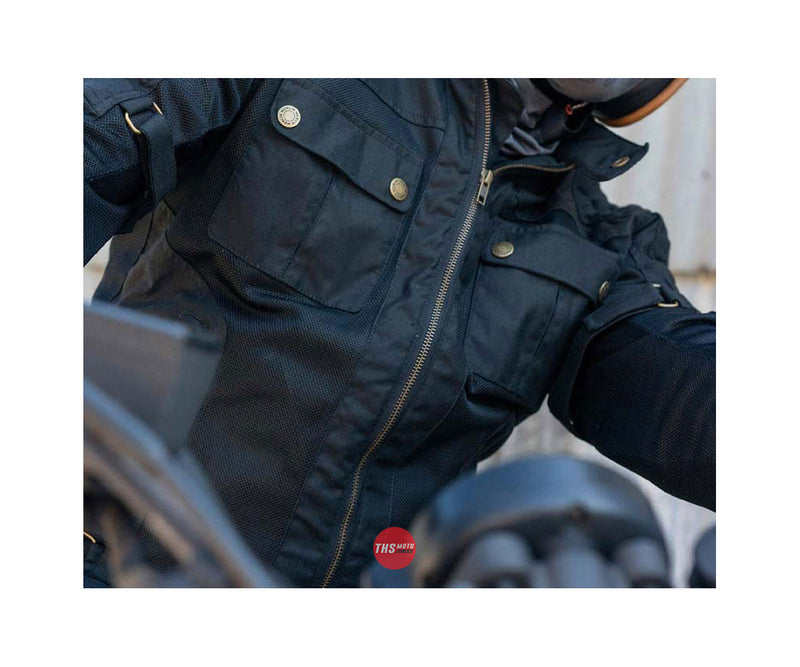 Merlin Shenstone Air Wax Cotton Jacket Black Small