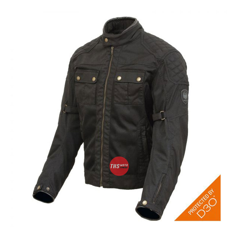 Merlin Shenstone Air Wax Cotton Jacket Black Small