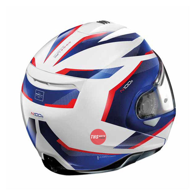 Nolan Helmet N1005 Plus White/Blue/Red Small