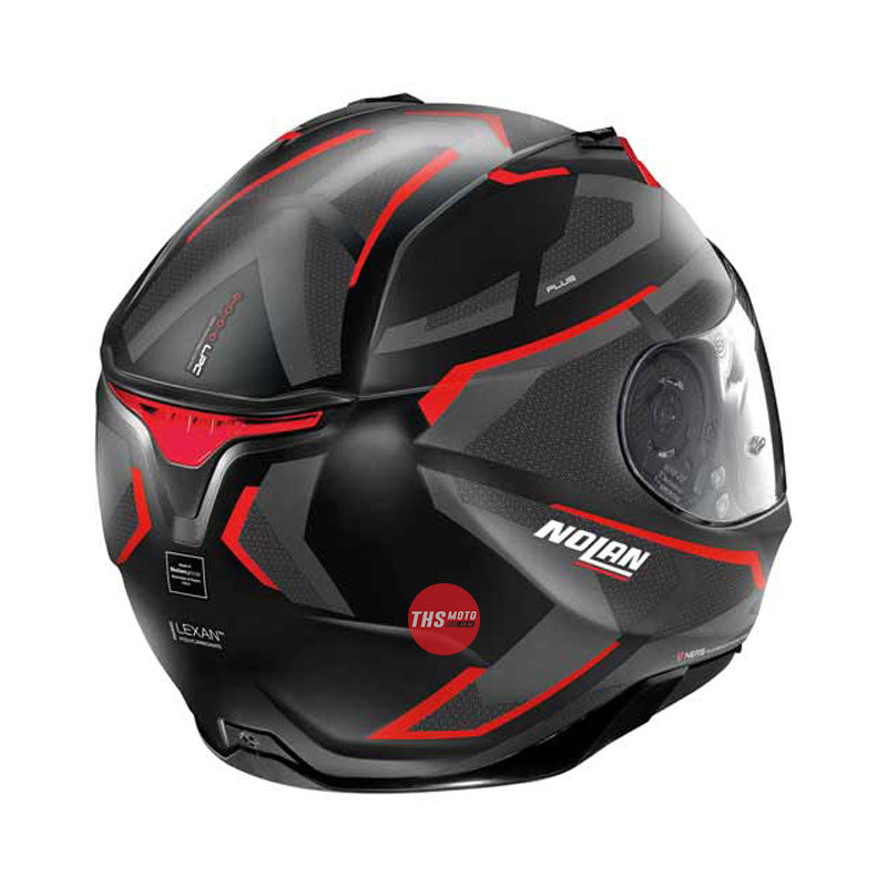 Nolan Helmet N87 Plus Overland Flat Black/Red X-Small