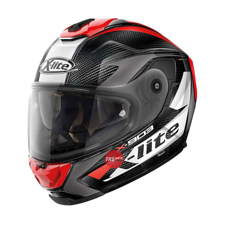 Nolan Helmet X903 Ultra Carbon Nobiles Carbon/White/Red 2XL