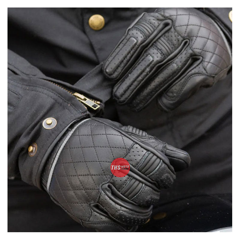 Merlin Stewart Leather Gloves Black Large