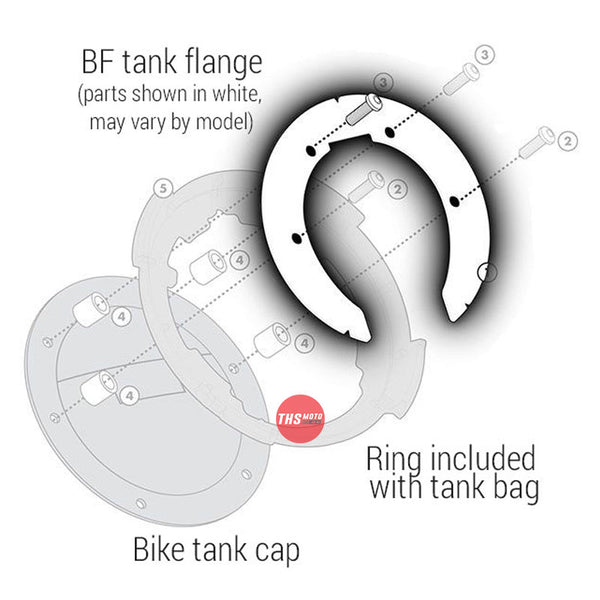 Givi Tanklock Flange Kawasaki Versys 650 / Z650Rs '22-> Elminator 500