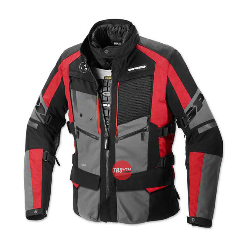 Spidi 4Season Evo Jacket Red / Grey Large