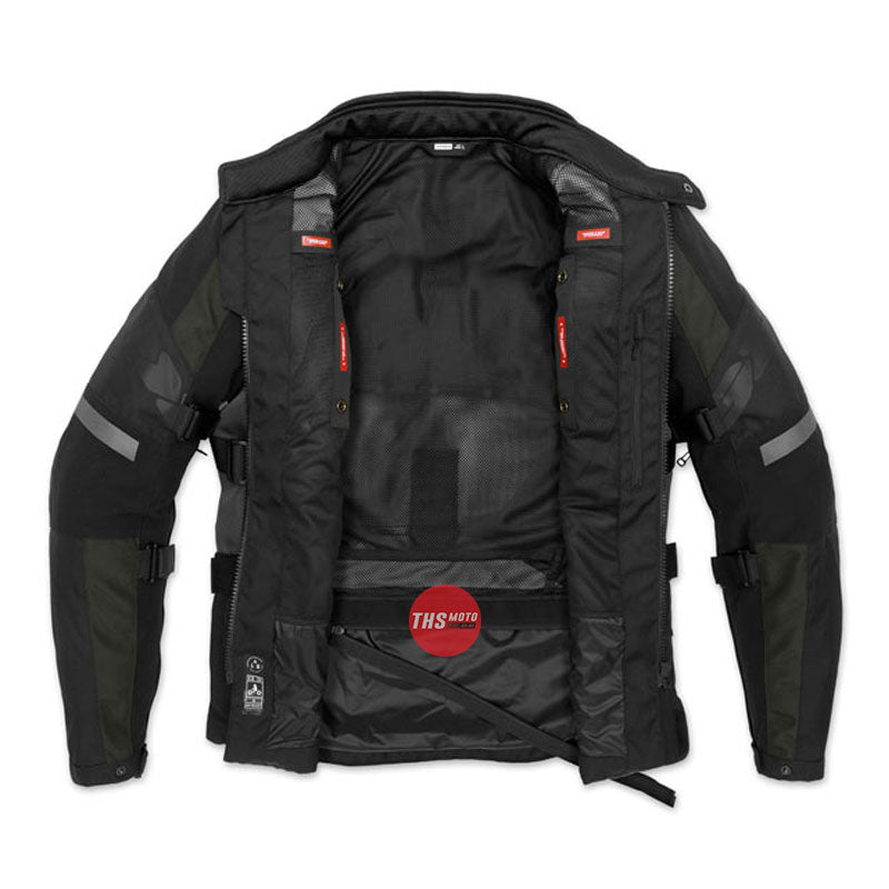 Spidi 4Season Evo Jacket Black/Dark Green Medium