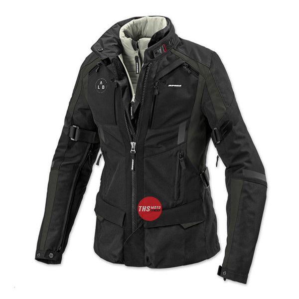 Spidi 4Season Evo Lady Jacket Black/Dark Green Small