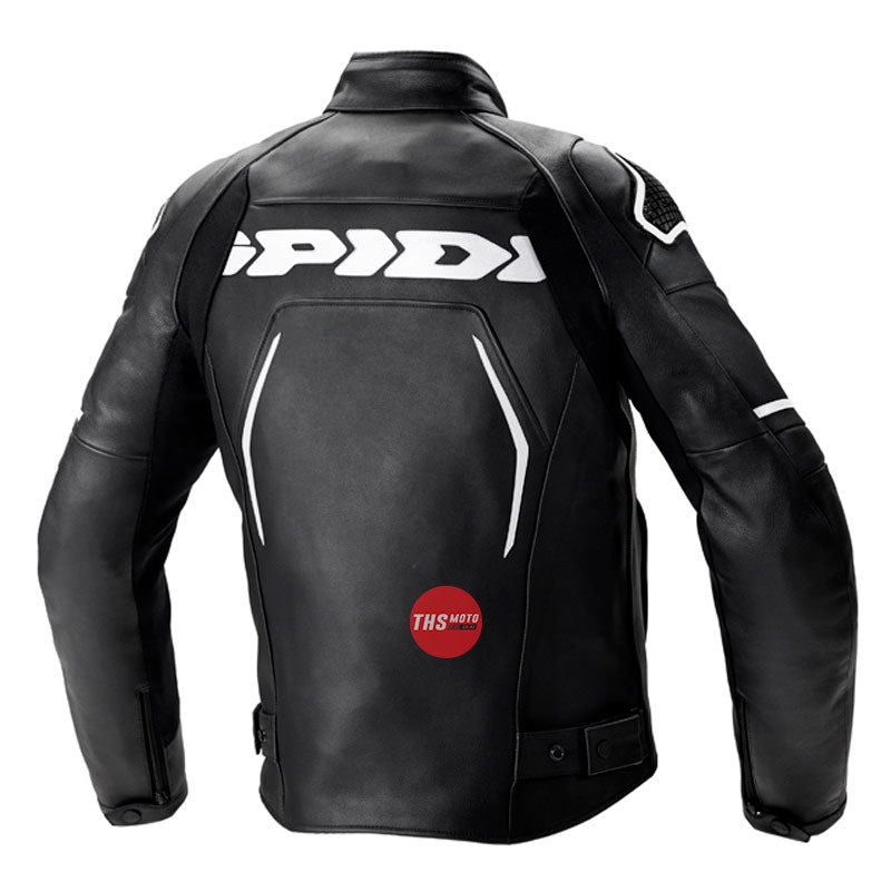 Spidi Jacket Leather Evorider 2 Black/Red 50