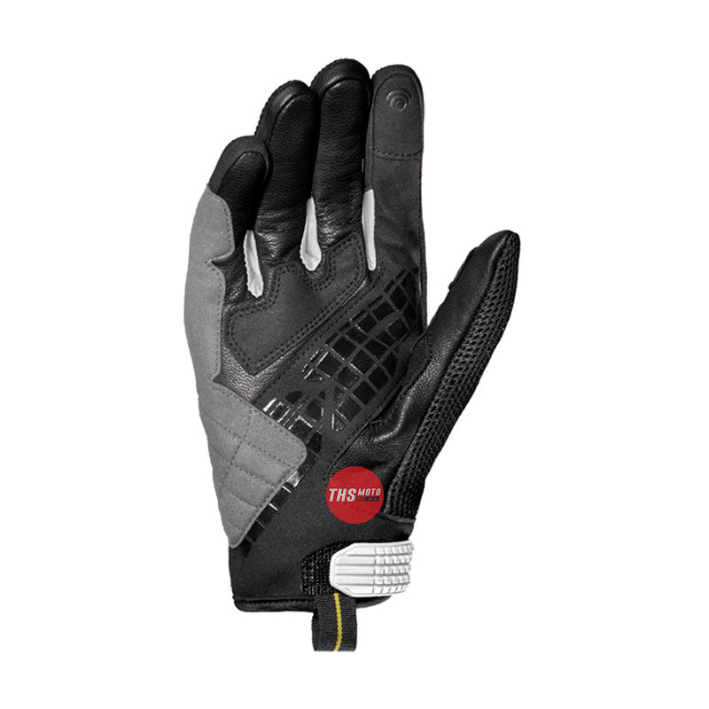 Spidi Gloves G-Carbon Lady Leather Short Black/White X-Small