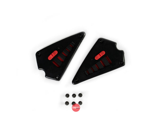 Stylmartin External Heel Cover Black / Air Intakes Screws For Stealth