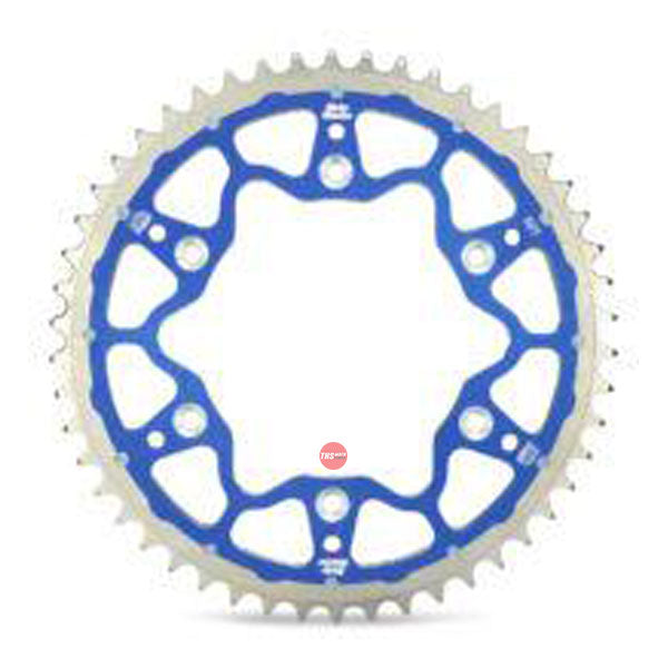 Moto Master Sprocket Rear Fusion Dual Ring Blue 49T